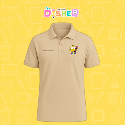 PBD-C-0066: Polo Bordada Dry Fit Caballero I  Estrella manitas