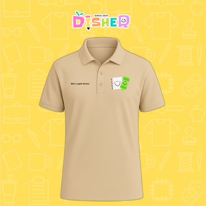 PBD-C-0033: Polo Bordada Dry Fit Caballero I Paper pencil