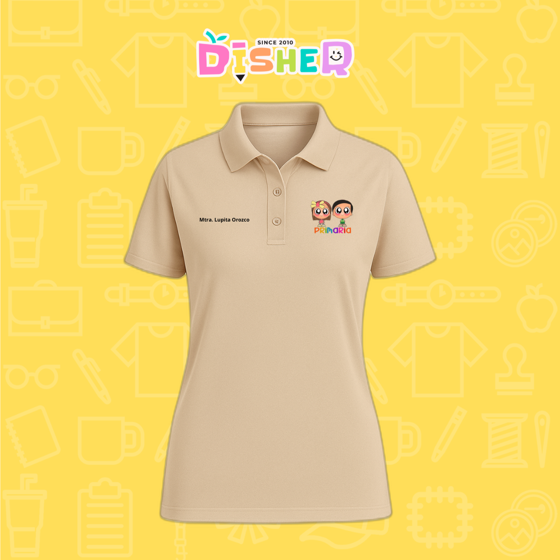 PBD-D-002 : Polo Bordada Dry Fit Dama I Starcitos Preescolar