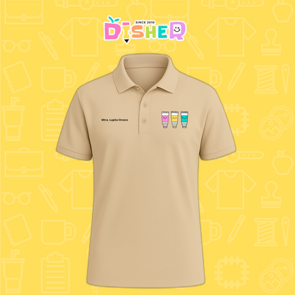 PBD-C-0056: Polo Bordada Dry Fit Caballero I Pinturas acrílicas