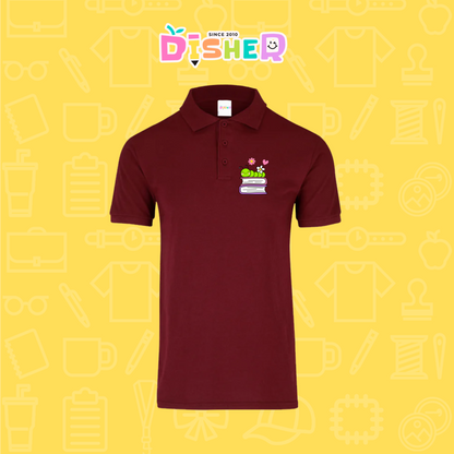 PBY-C-0004: Polo Bordada 50/50 Caballero I Gusanito libros