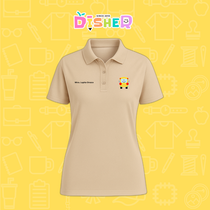 PBD-D-035: Polo Bordada Dry Fit Dama I Smile bus