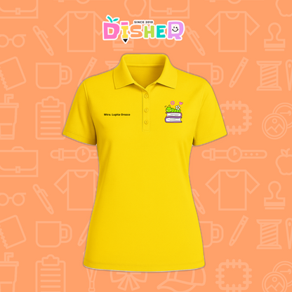 PBD-D-004 : Polo Bordada Dry Fit Dama I Gusanito libros