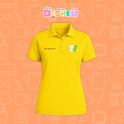 PBD-D-033: Polo Bordada Dry Fit Dama I Paper pencil