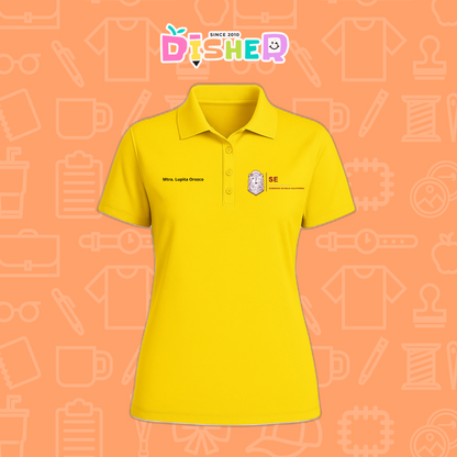 PBD-D-097: Polo Bordada Dry Fit Dama I Sistema Educativo BC
