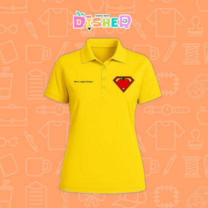 PBD-D-089: Polo Bordada Dry Fit Dama I Super Maestro