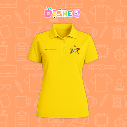 PBD-D-014: Polo Bordada Dry Fit Dama I El principito