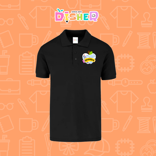 PBY-C-0094: Polo Bordada 50/50 Caballero I Corazón papel secundaria