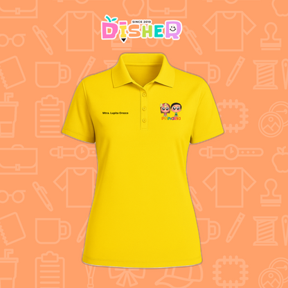 PBD-D-002 : Polo Bordada Dry Fit Dama I Starcitos Preescolar
