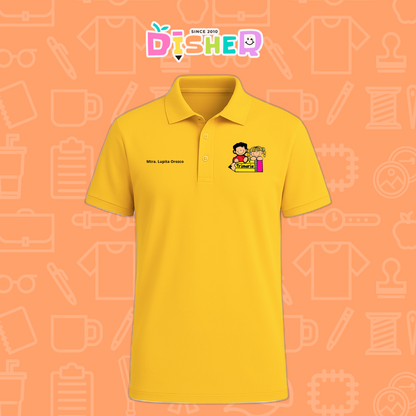 PBD-C-0080: Polo Bordada Dry Fit Caballero I Niños primarias