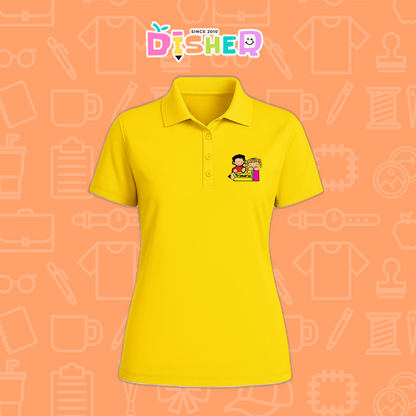 PBD-D-081: Polo Bordada Dry Fit Dama I Niños preescolar