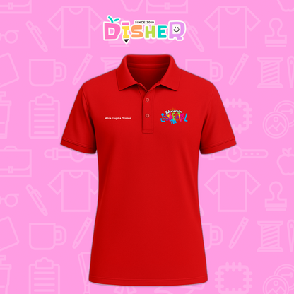 PBD-C-0078: Polo Bordada Dry Fit Caballero I  Educación especial