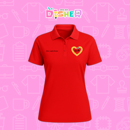 PBD-D-100: Polo Bordada Dry Fit Dama I Lápiz teach