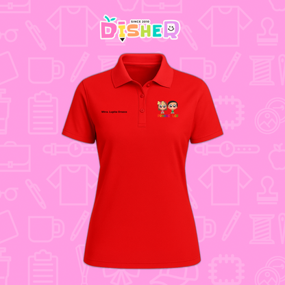 PBD-D-003 : Polo Bordada Dry Fit Dama I Starcitos Preescolar
