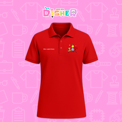 PBD-C-0014: Polo Bordada Dry Fit Caballero I El principito