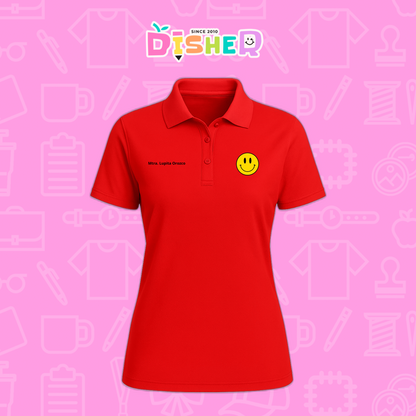 PBD-D-083: Polo Bordada Dry Fit Dama I Smily