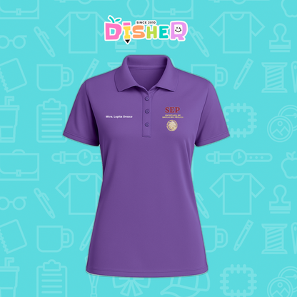 PBD-D-095: Polo Bordada Dry Fit Dama I Sep