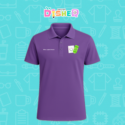 PBD-C-0033: Polo Bordada Dry Fit Caballero I Paper pencil