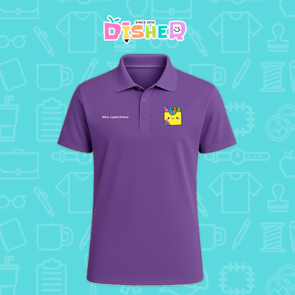 PBD-C-0016: Polo Bordada Dry Fit Caballero I Cajita crayola