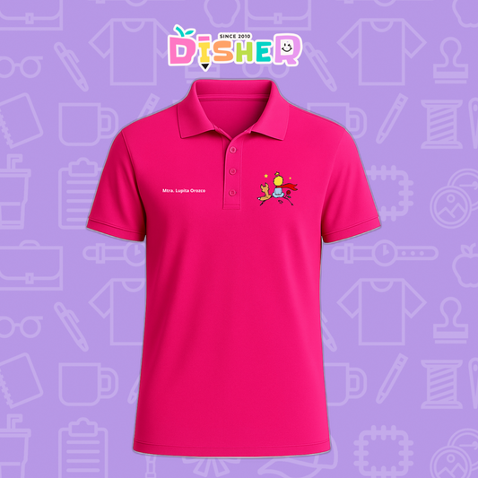 PBD-C-0014: Polo Bordada Dry Fit Caballero I El principito
