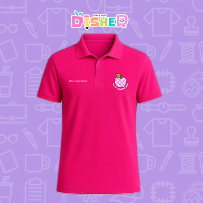 PBD-C-0026: Polo Bordada Dry Fit Caballero I Manzana cuadros
