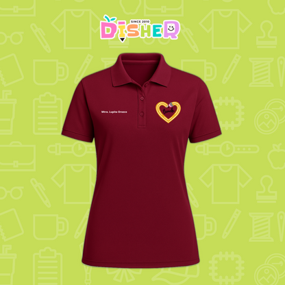 PBD-D-100: Polo Bordada Dry Fit Dama I Lápiz teach