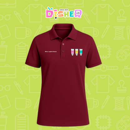 PBD-C-0056: Polo Bordada Dry Fit Caballero I Pinturas acrílicas