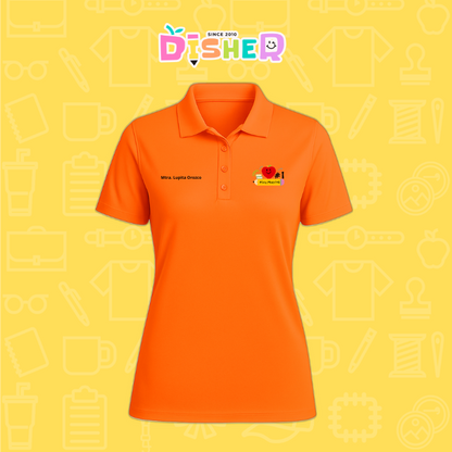 PBD-D-001 : Polo Bordada Dry Fit Dama I Manzana Lápiz