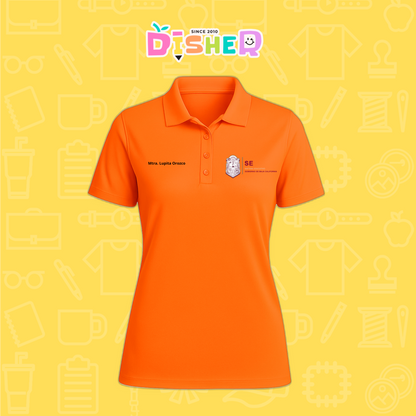 PBD-D-097: Polo Bordada Dry Fit Dama I Sistema Educativo BC
