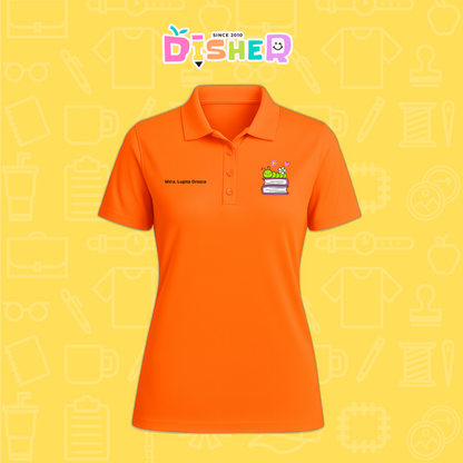 PBD-D-004 : Polo Bordada Dry Fit Dama I Gusanito libros