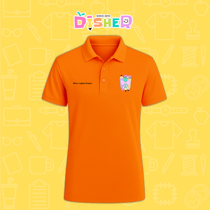 PBD-C-007: Polo Bordada Dry Fit Caballero I Lápices moñito