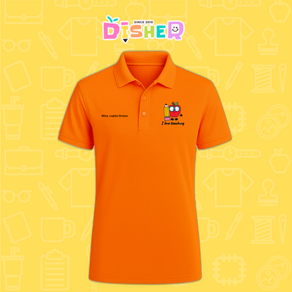 PBD-C-0077: Polo Bordada Dry Fit Caballero I  Manzana lentes