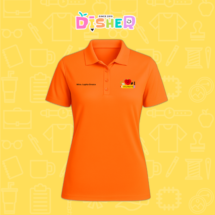 PBD-D-001 : Polo Bordada Dry Fit Dama I Manzana Lápiz
