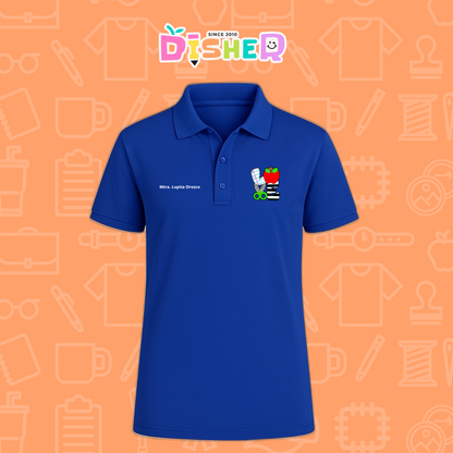 PBD-C-0069: Polo Bordada Dry Fit Caballero I  Love