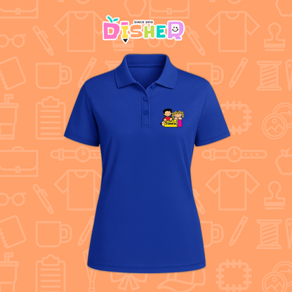PBD-D-081: Polo Bordada Dry Fit Dama I Niños preescolar