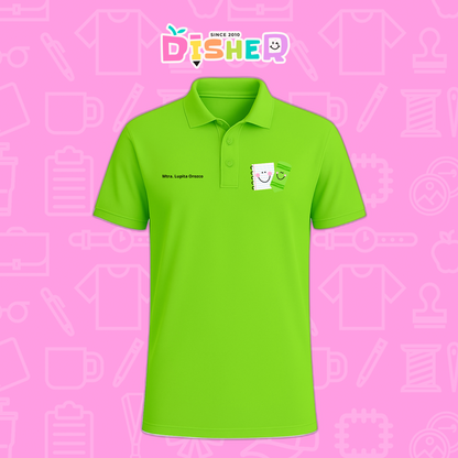 PBD-C-0033: Polo Bordada Dry Fit Caballero I Paper pencil