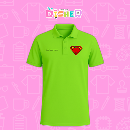 PBD-C-0089: Polo Bordada Dry Fit Caballero I Super Maestro
