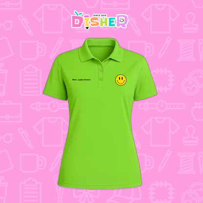 PBD-D-083: Polo Bordada Dry Fit Dama I Smily