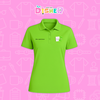 PBD-D-033: Polo Bordada Dry Fit Dama I Paper pencil