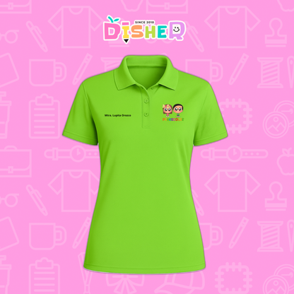PBD-D-003 : Polo Bordada Dry Fit Dama I Starcitos Preescolar
