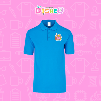 PBY-C-0036: Polo Bordada 50/50 Caballero I Teacher coffe