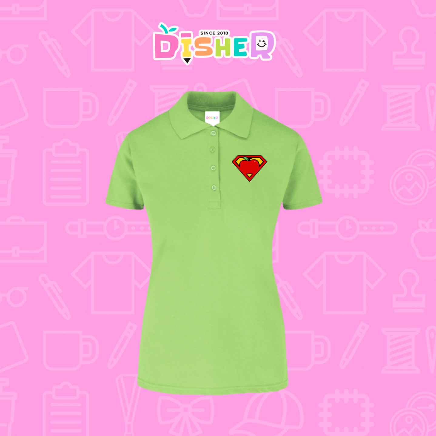 PBY-D-0089: Polo Bordada 50/50 Dama I Super Maestro