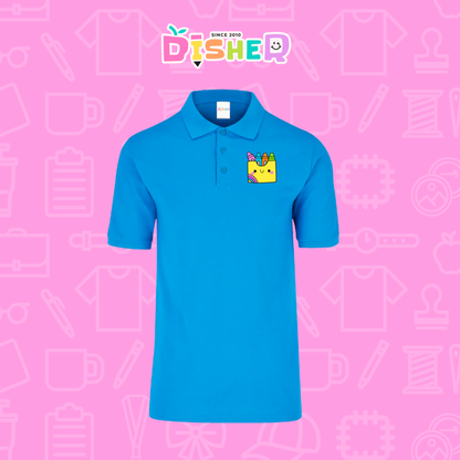 PBY-C-0016: Polo Bordada 50/50 Caballero I Cajita crayola