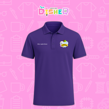 PBD-C-0094: Polo Bordada Dry Fit Caballero I Corazón papel secundaria