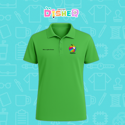 PBD-C-0075: Polo Bordada Dry Fit Caballero I  Manzana rayas colores