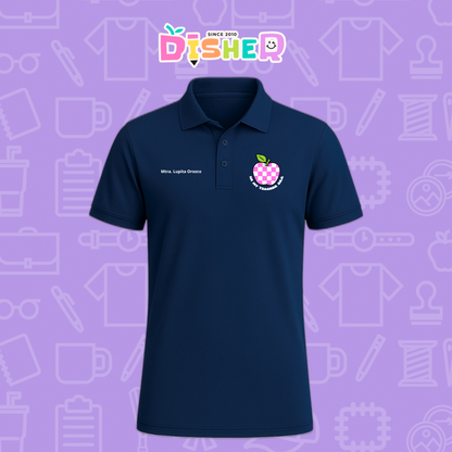 PBD-C-0026: Polo Bordada Dry Fit Caballero I Manzana cuadros