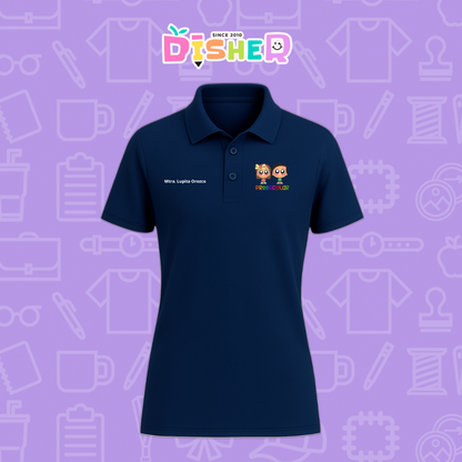 PBD-D-003 : Polo Bordada Dry Fit Dama I Starcitos Preescolar