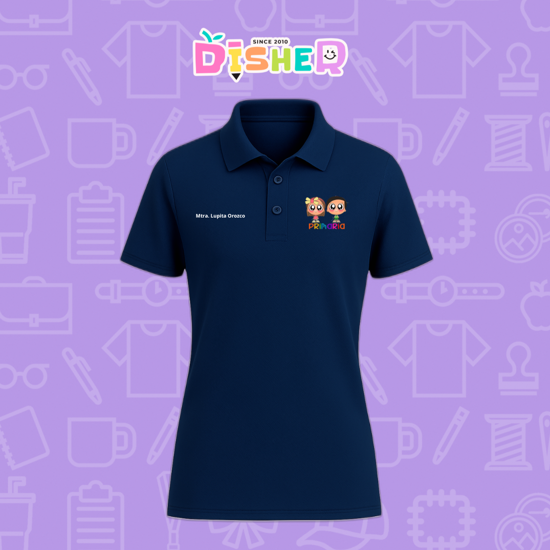 PBD-D-002 : Polo Bordada Dry Fit Dama I Starcitos Preescolar