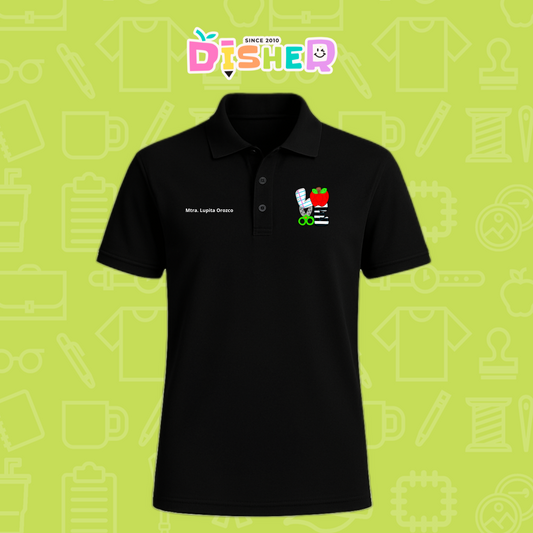 PBD-C-0069: Polo Bordada Dry Fit Caballero I  Love