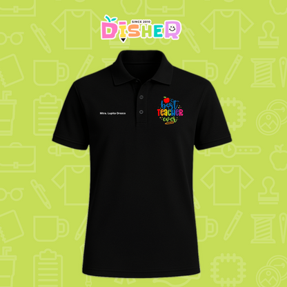 PBD-C-0076: Polo Bordada Dry Fit Caballero I  Best teacher ever
